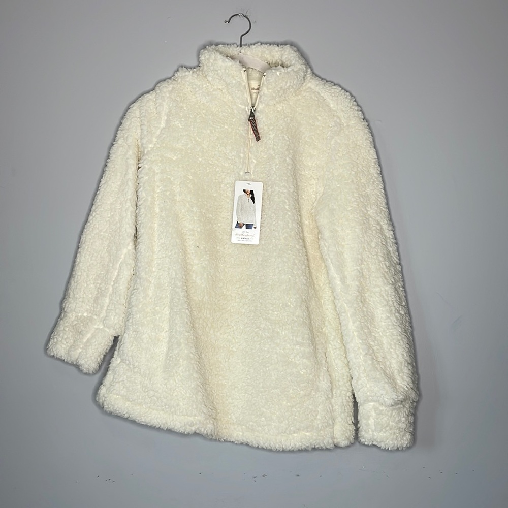 Weatherproof Teddy Bear Half Zip Sweater